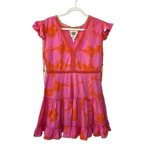 Z&L Pink/Orange Trim Dress